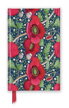 Bex Parkin Red Poppies Foiled Journal